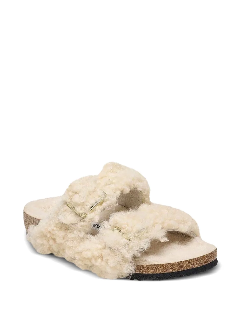 Birkenstock Kids Arizona shearling sandals - Toni neutri