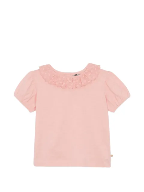 Bonton Niris ruffled puff-sleeve T-shirt