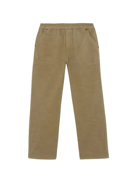 Bonton Matcha Viva la Vida logo-patch trousers