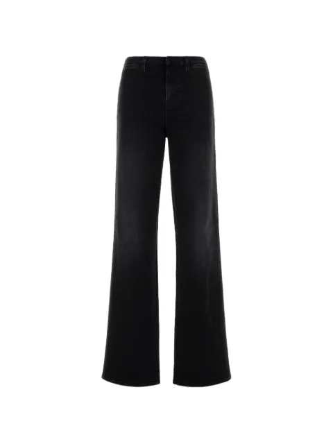 Gucci Web-stripe wide-leg jeans