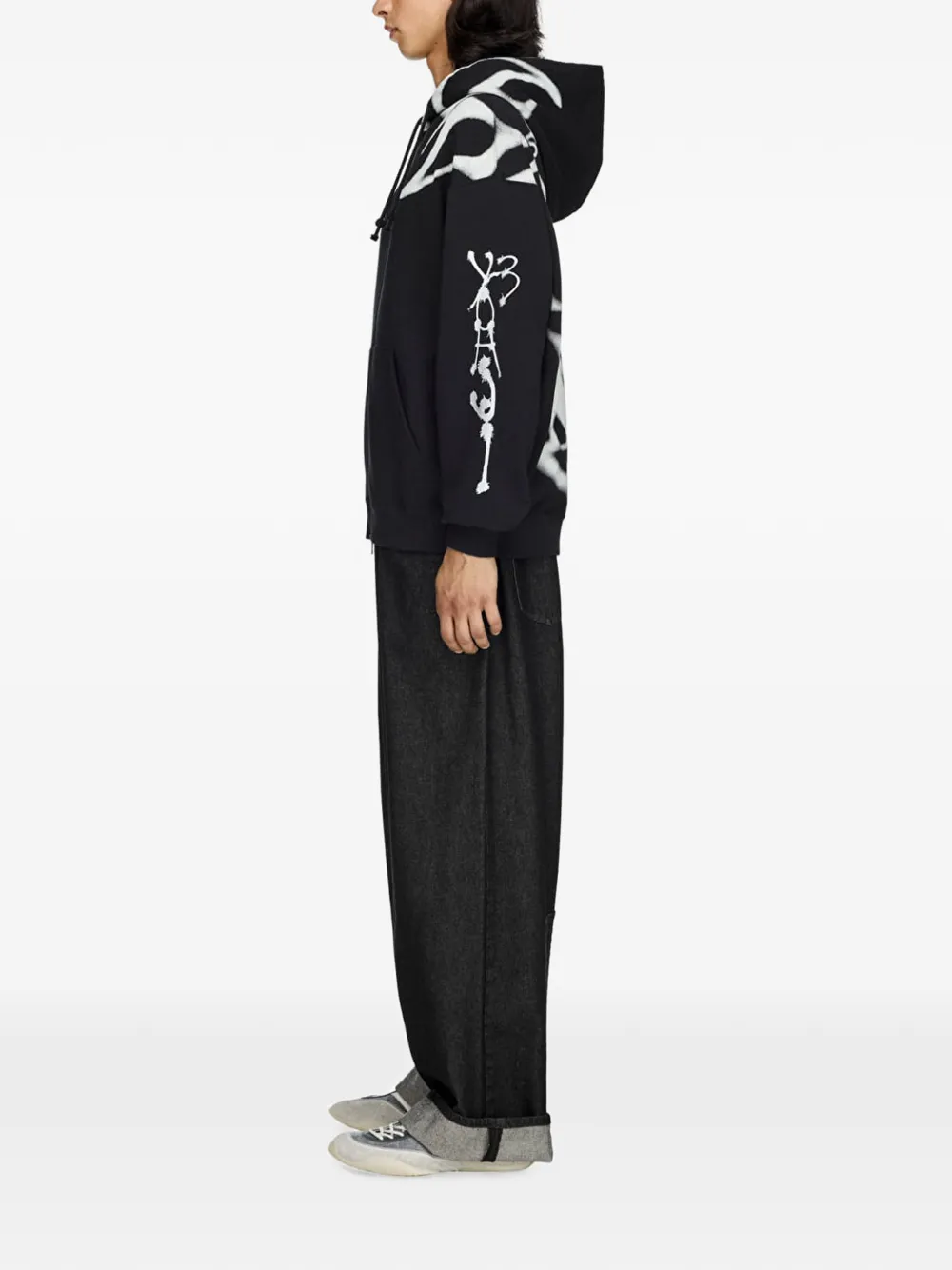 Y-3 Chito hoodie met rits Zwart