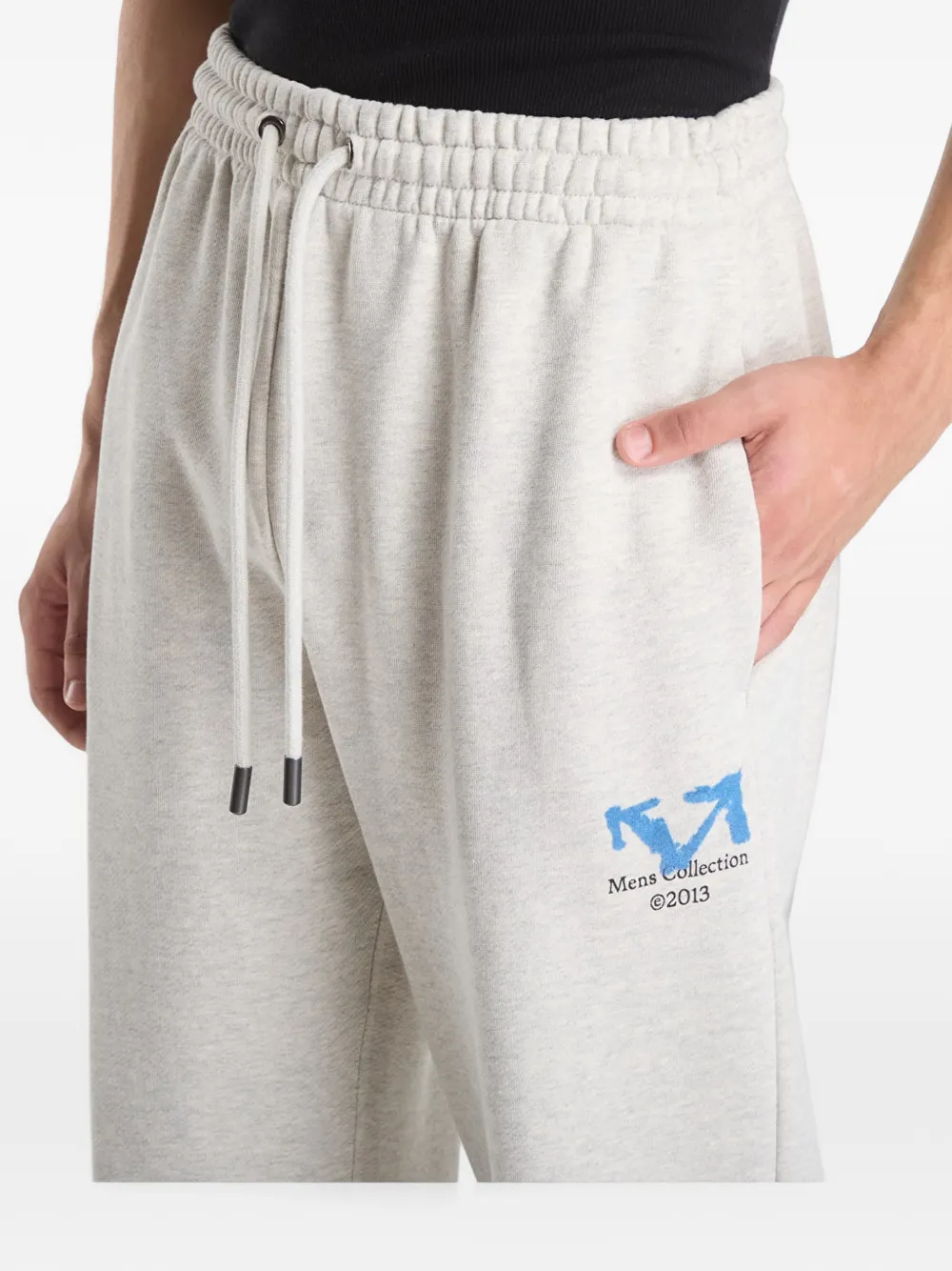 Off-White Trainingsbroek met logoprint Beige