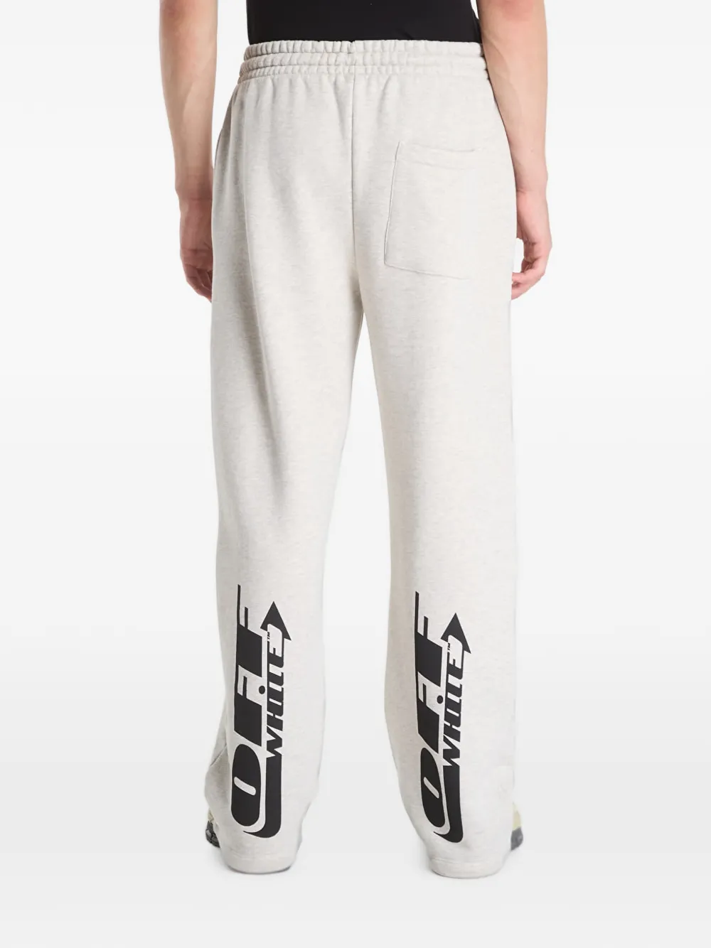 Off-White Trainingsbroek met logoprint Beige