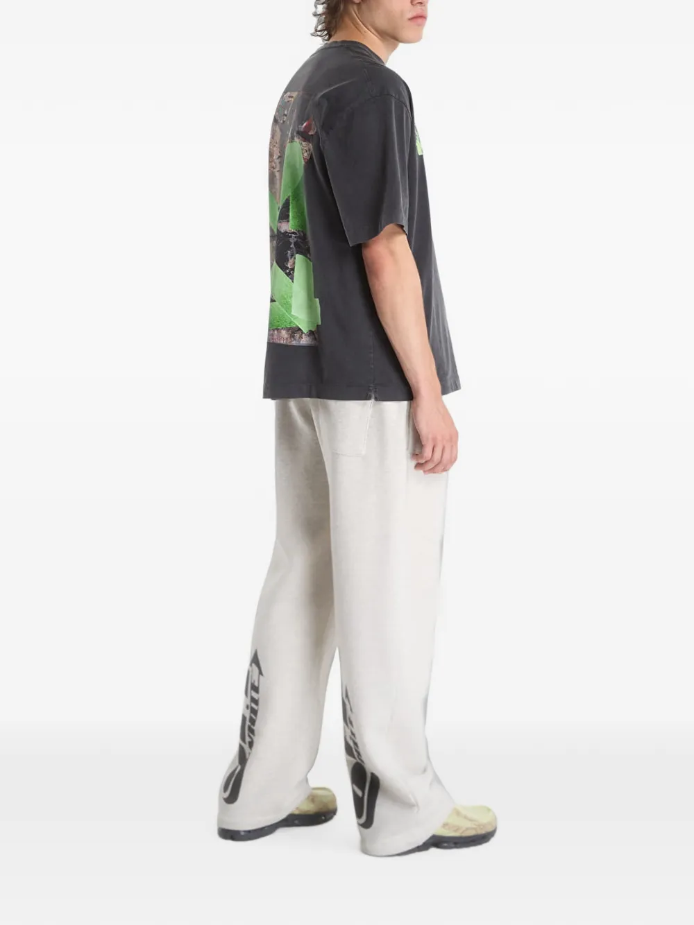 Off-White Trainingsbroek met logoprint Beige