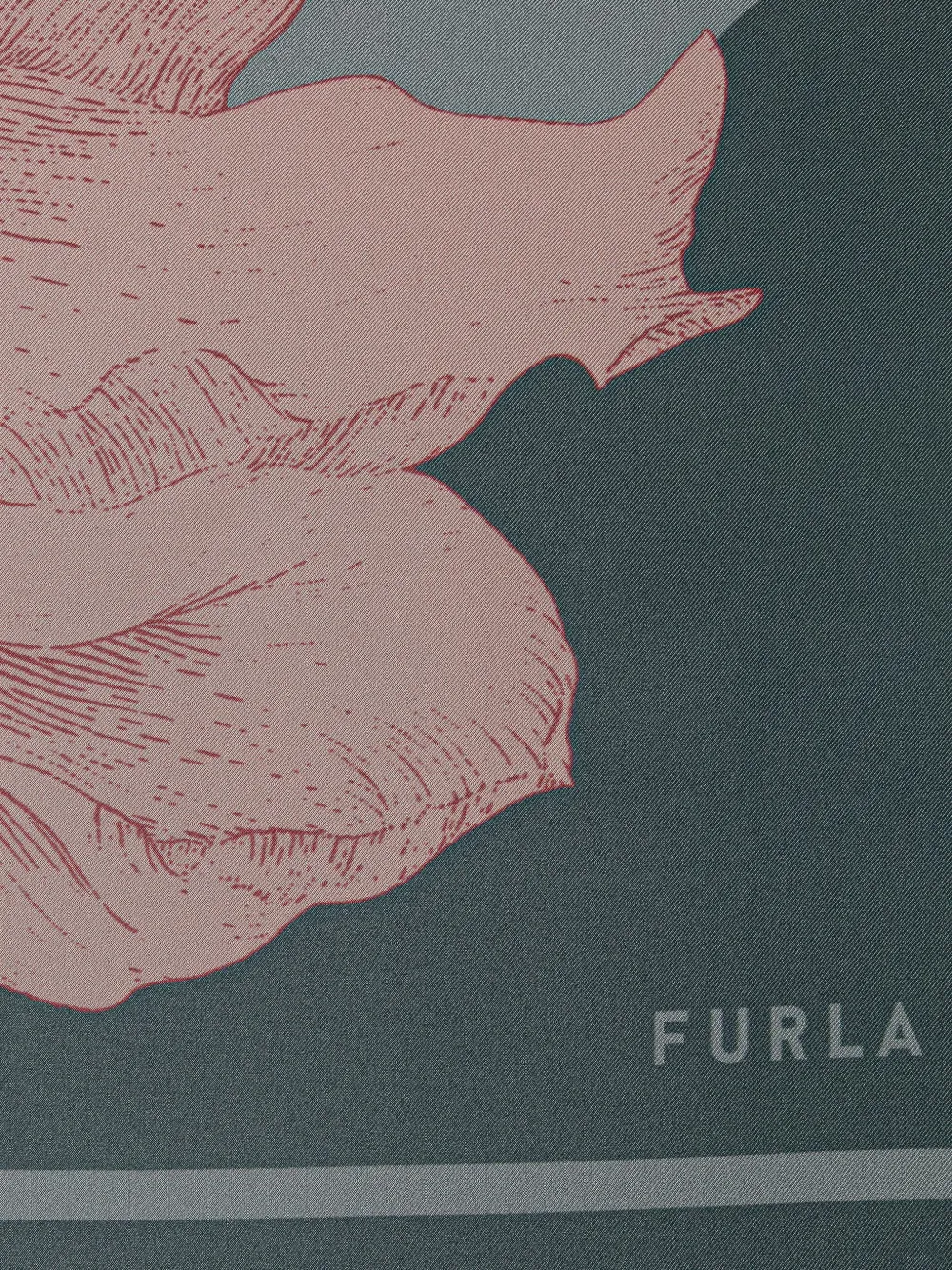 Furla Tortona carré sjaal Groen