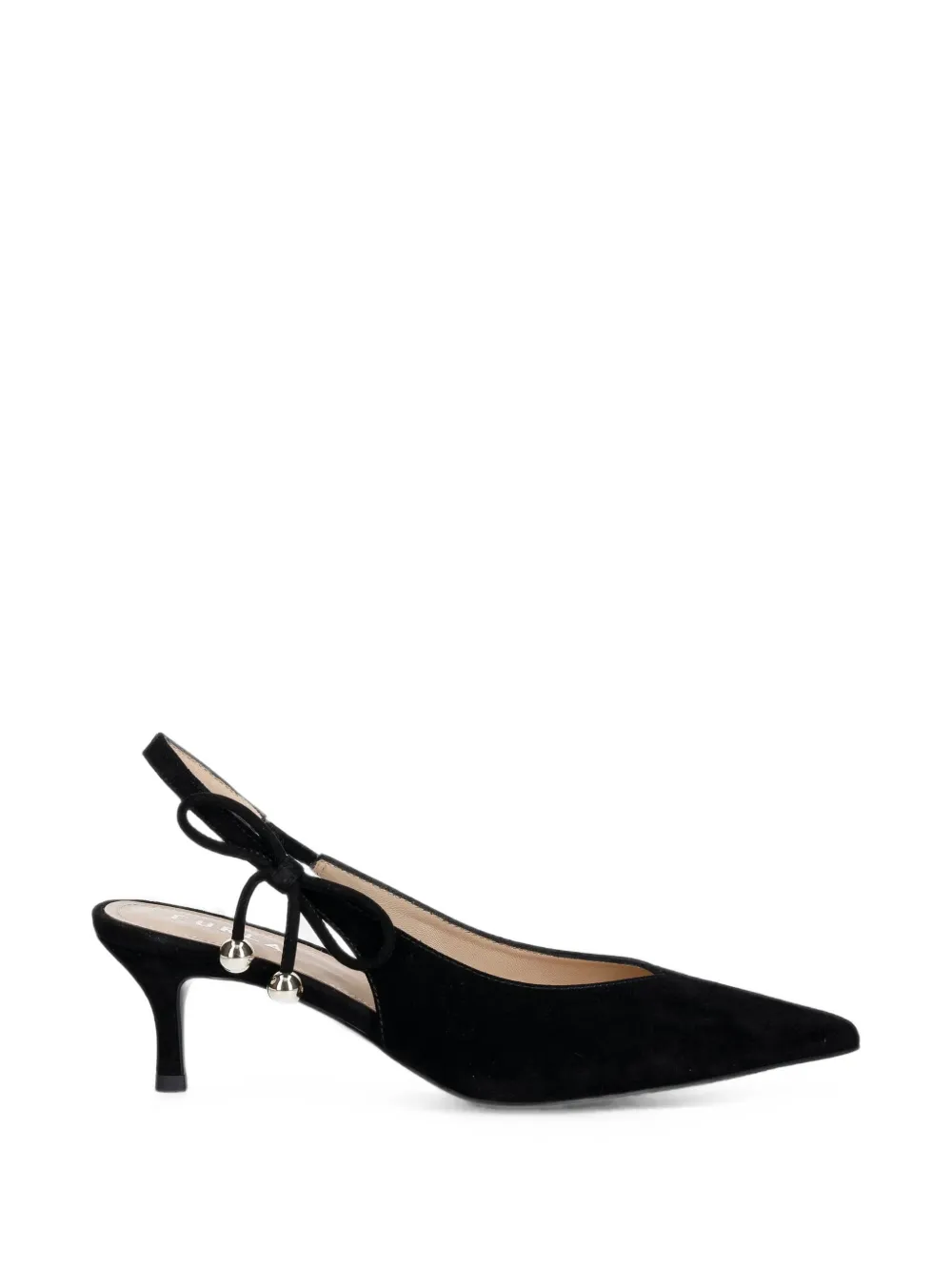 Furla bow-detail slingback pumps - Nero