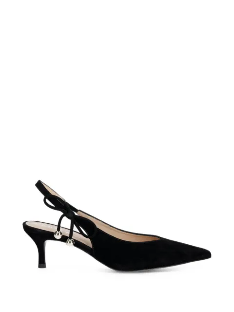 Furla bow-detail slingback pumps