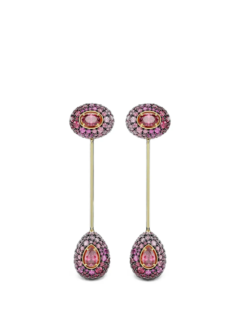 Swarovski Sublima crystal-embellished drop earrings - Gold