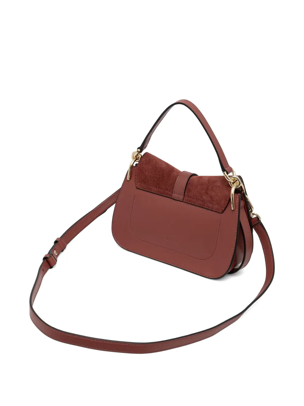 Furla Flow mini-tas met handvat Rood