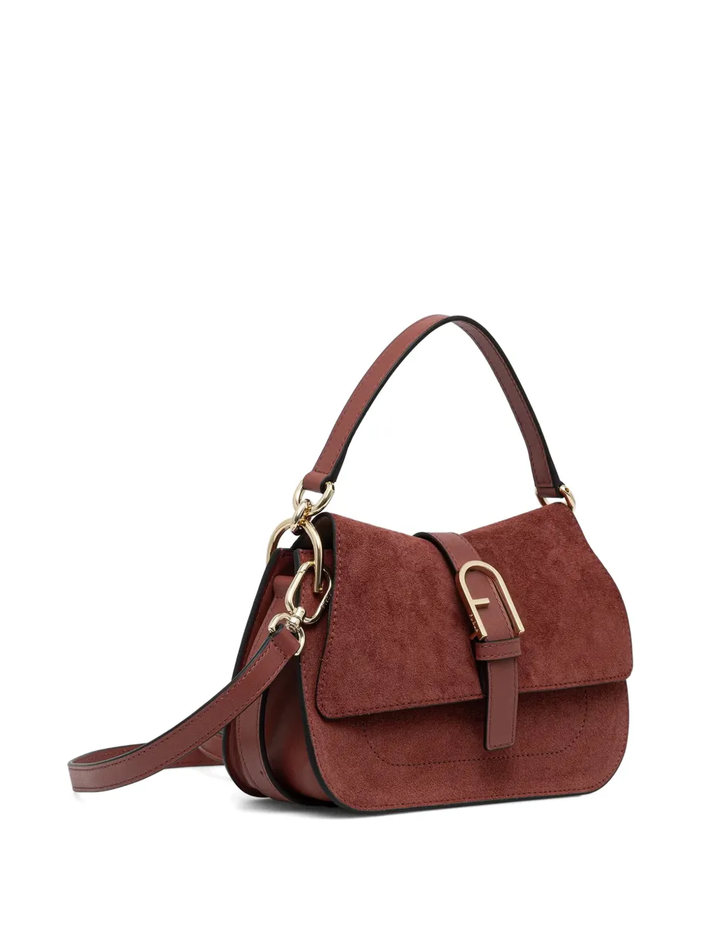 Furla Flow mini-tas met handvat Rood