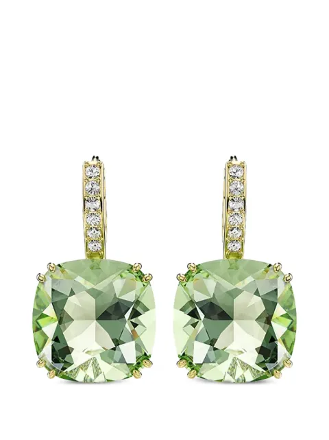 Swarovski Milenia cushion-cut drop earrings