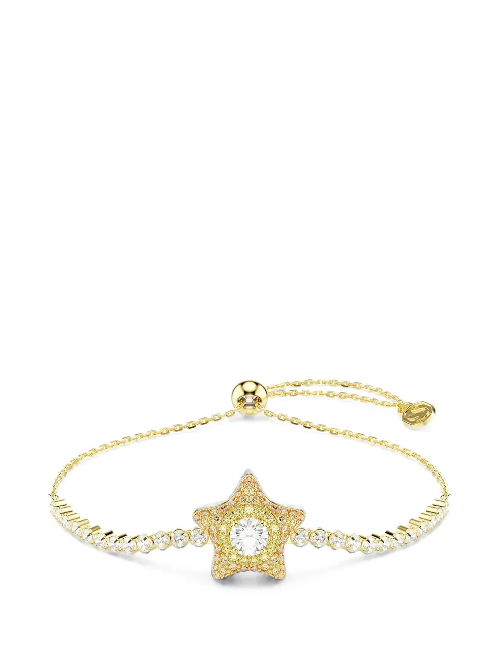 Swarovski crystal-embellished star bracelet - Gold