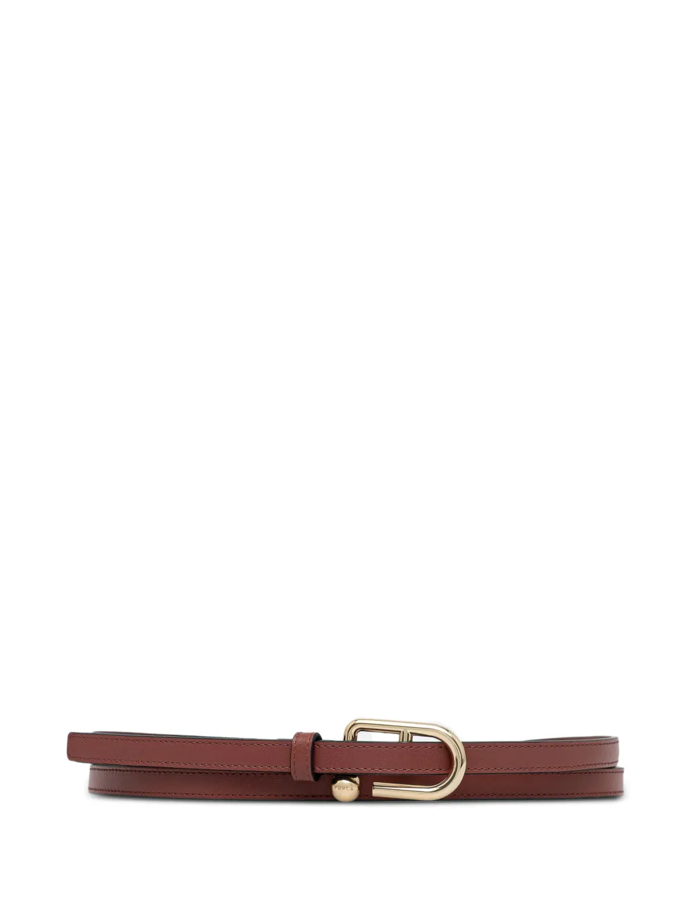 Furla leather belt - Rosso