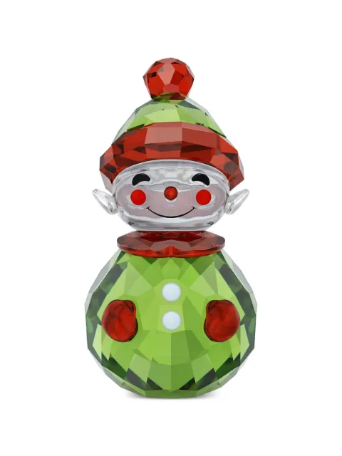 Swarovski Holiday Cheers faceted crystal elf figurine