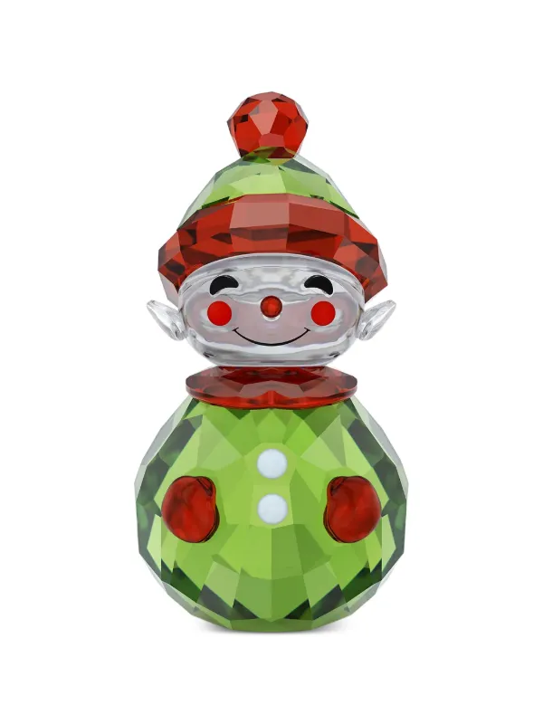 Swarovski Holiday Cheers クリスタル エルフ フィギュア | グリーン