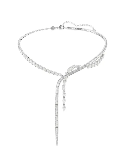 Swarovski Y Mesmera crystal-embellished wrap necklace