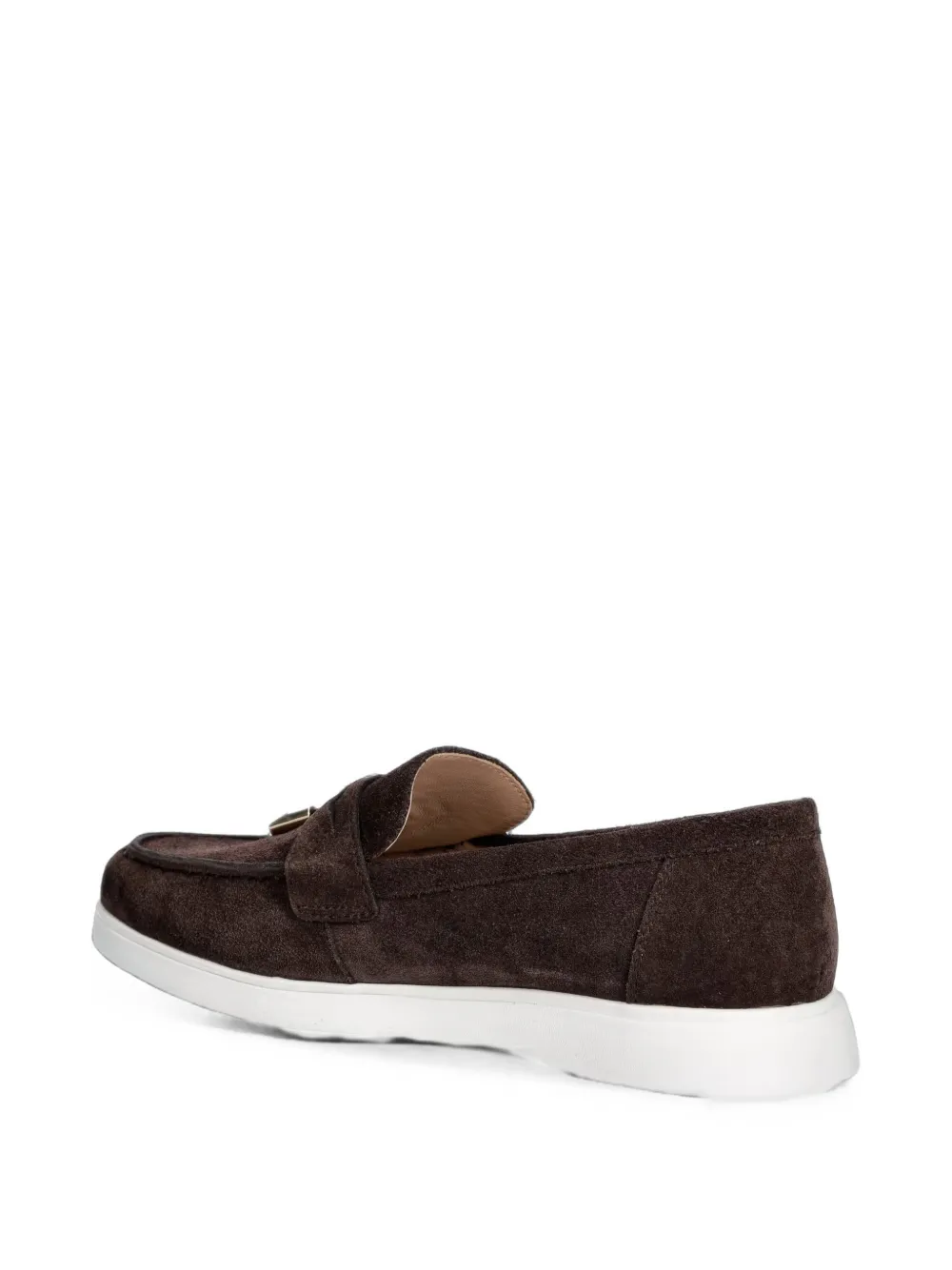 Furla tassel-detail suede loafers Bruin