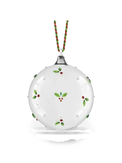 Swarovski x Bettina Fuchs Holiday Cheers holly ornament