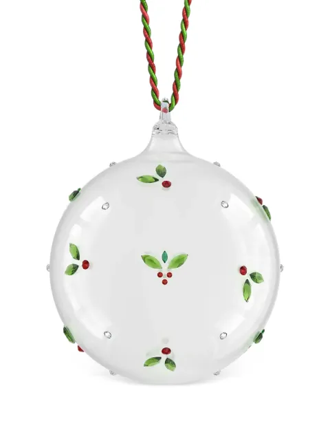 Swarovski x Bettina Fuchs Holiday Cheers holly ornament