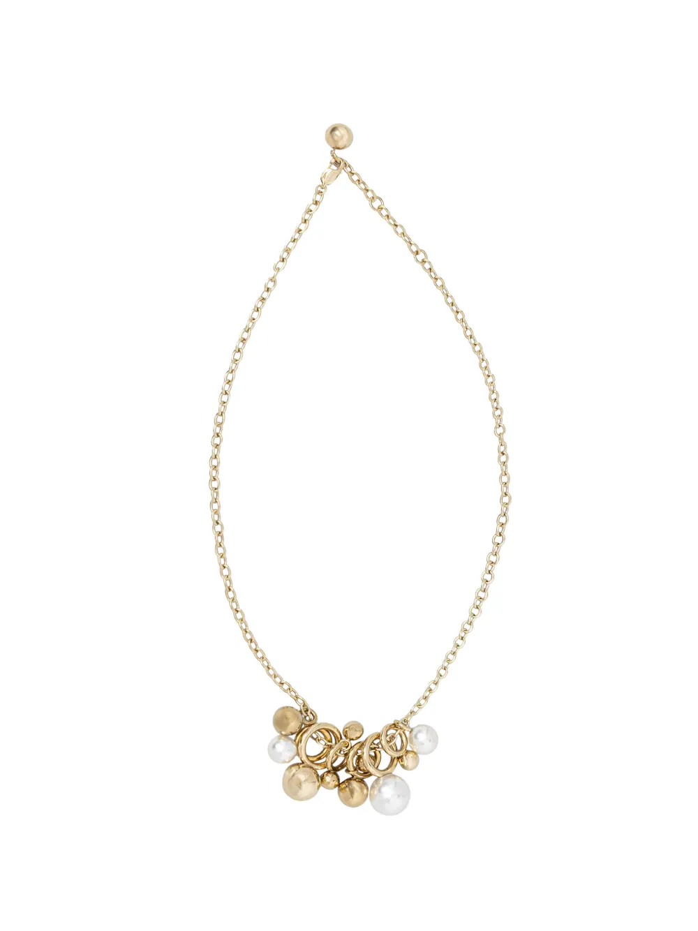 Furla bead-embellished chain necklace - Oro