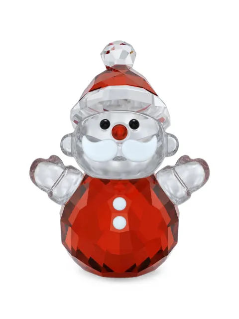 Swarovski Holiday Cheers faceted Santa ornament