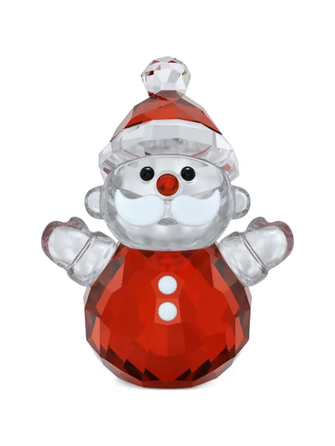 Swarovski Holiday Cheers faceted Santa ornament