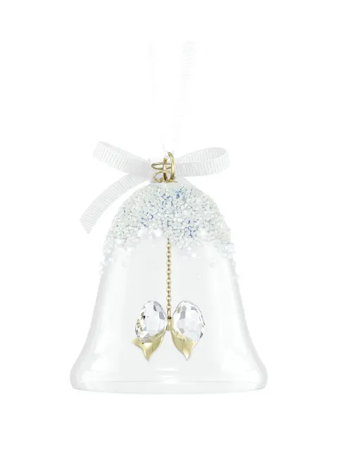 Swarovski adorno de campana con detalles de cristal