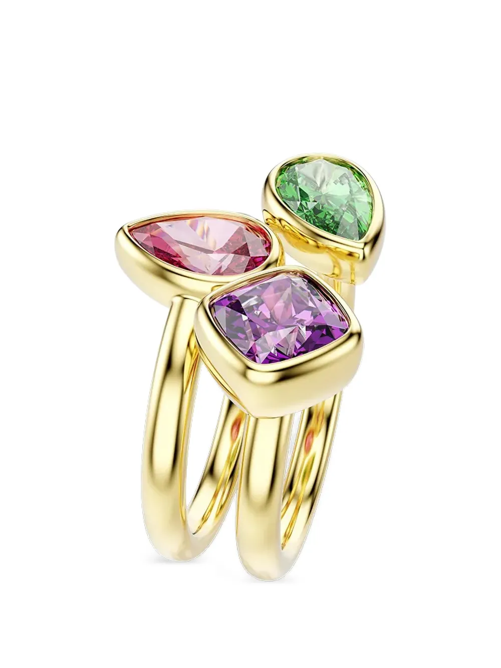 Swarovski Anello Imber con cristalli - Oro