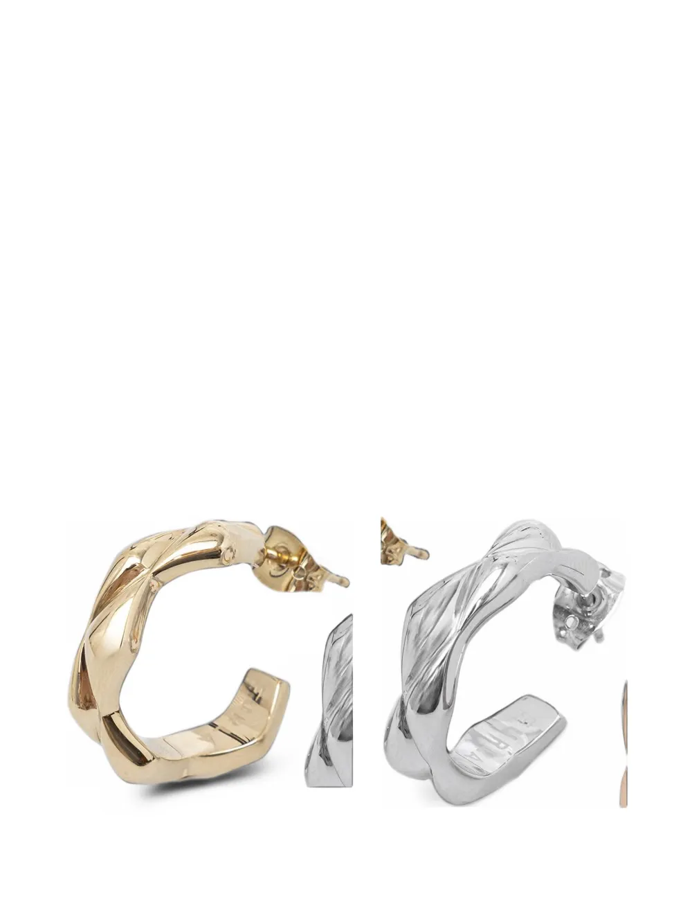 Furla twisted-hoop earrings (set of three) - Gold