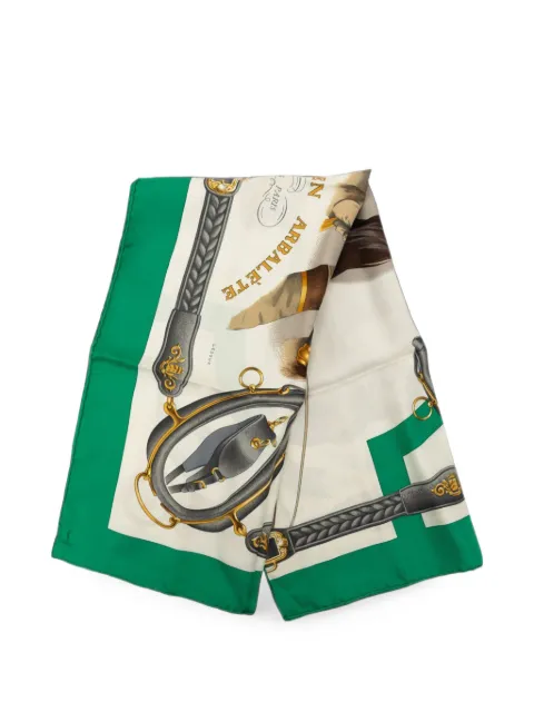 Hermès Pre-Owned mascada Attelage en Arbalete 90 de seda del siglo XX