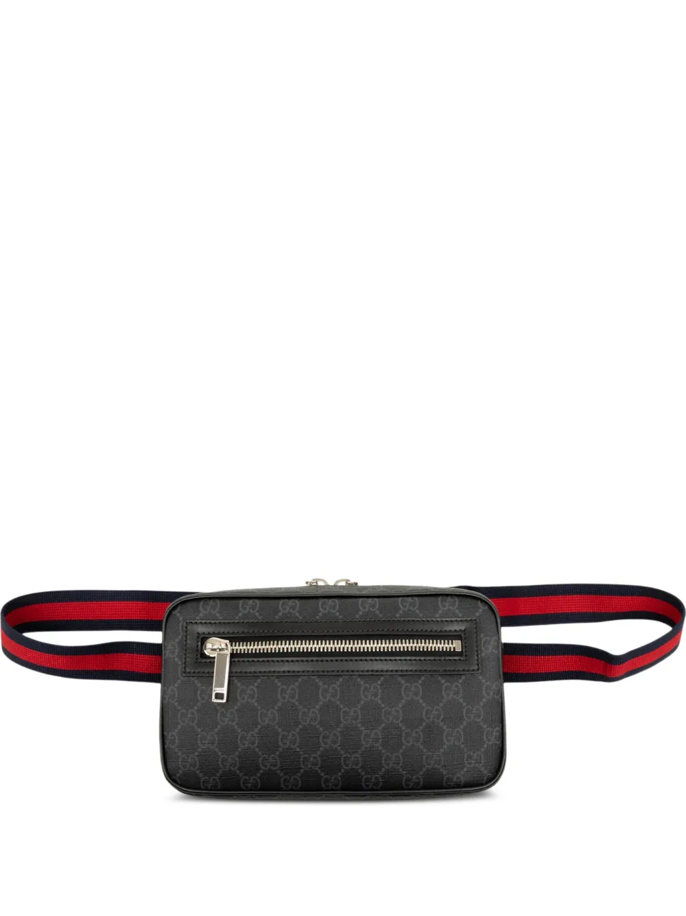 Gucci Pre-Owned Marsupio in tessuto GG Supreme con decorazione Web 2000-2015 - Nero