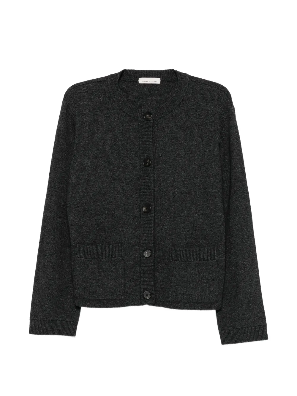 Liviana Conti button-up patch-pocket cardigan