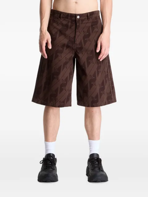 adidas monogram-print shorts