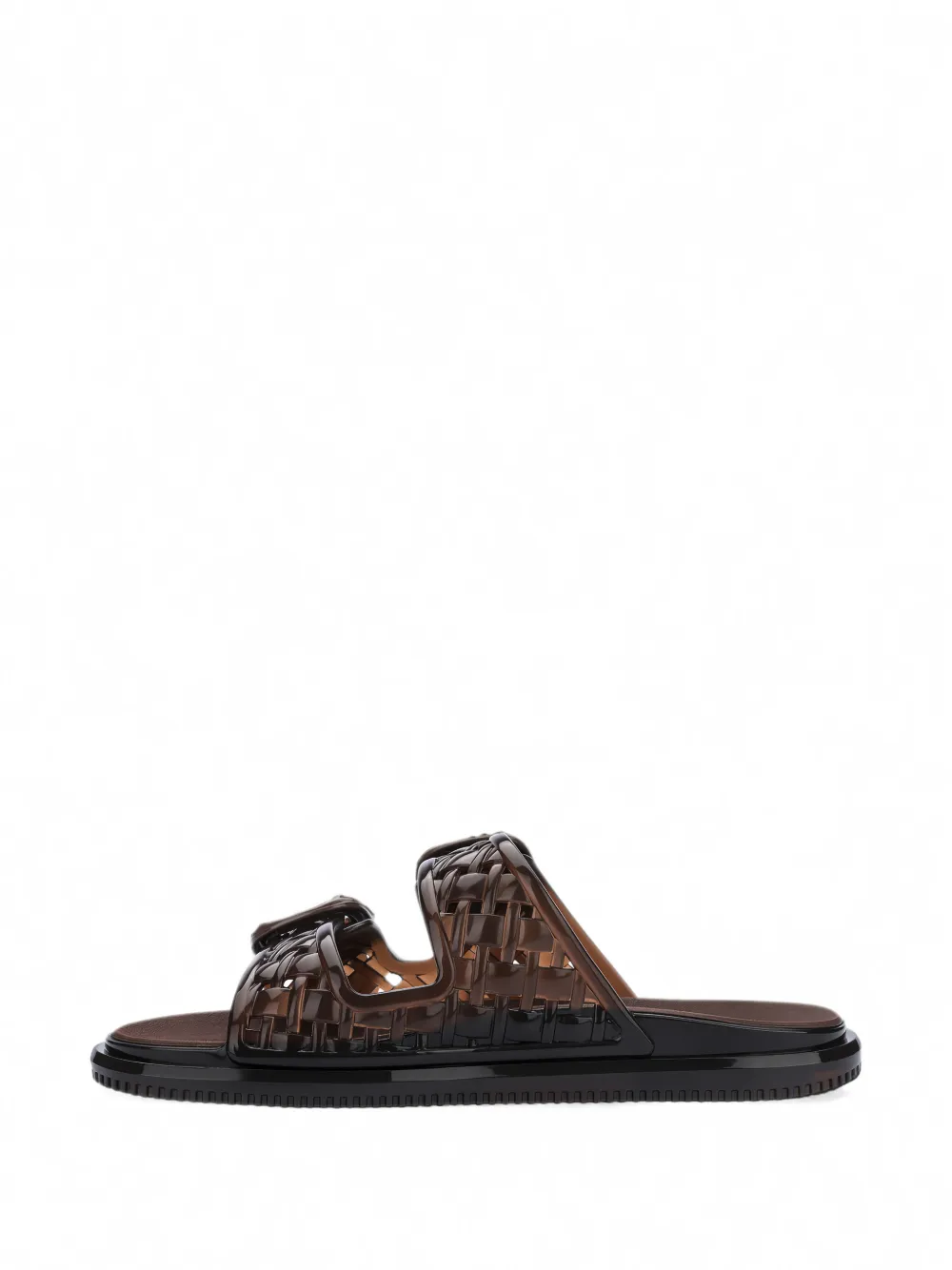 Melissa Possession buckle-fastening slides Bruin