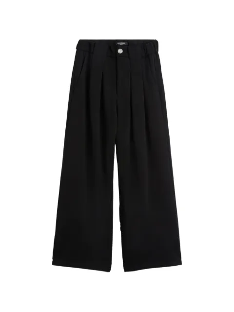 Balmain Kids pleated jersey trousers
