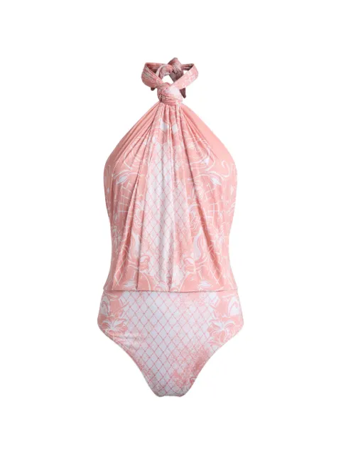 Balmain printed lycra swimsuit