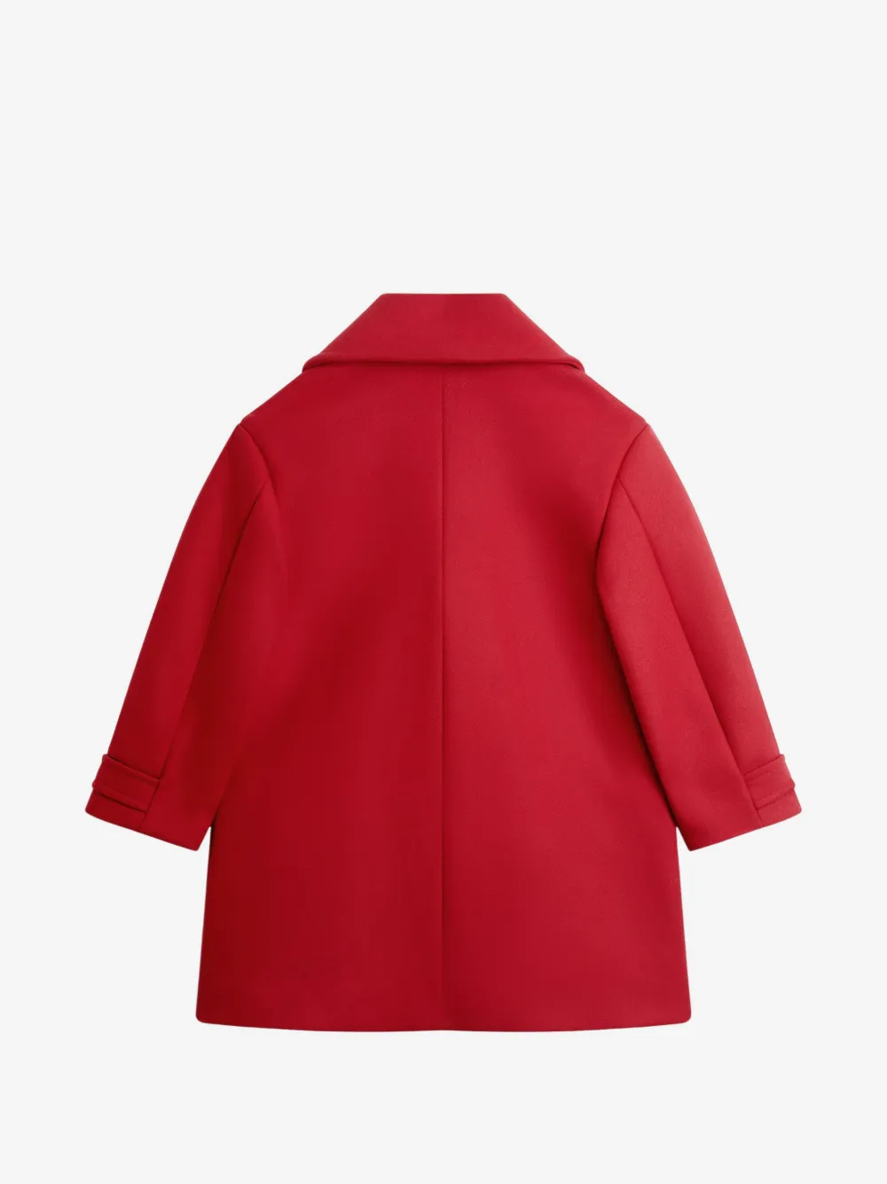 Balmain Kids 더블 브레스트 버튼 커프 코트