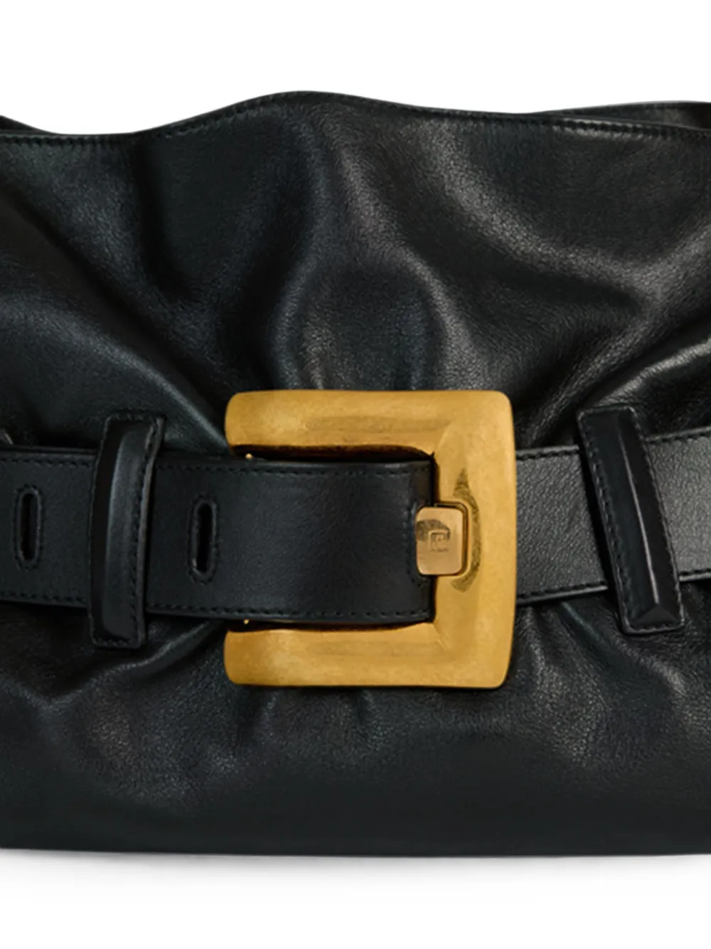 Balmain Medium Anthem tas van glad leer Zwart