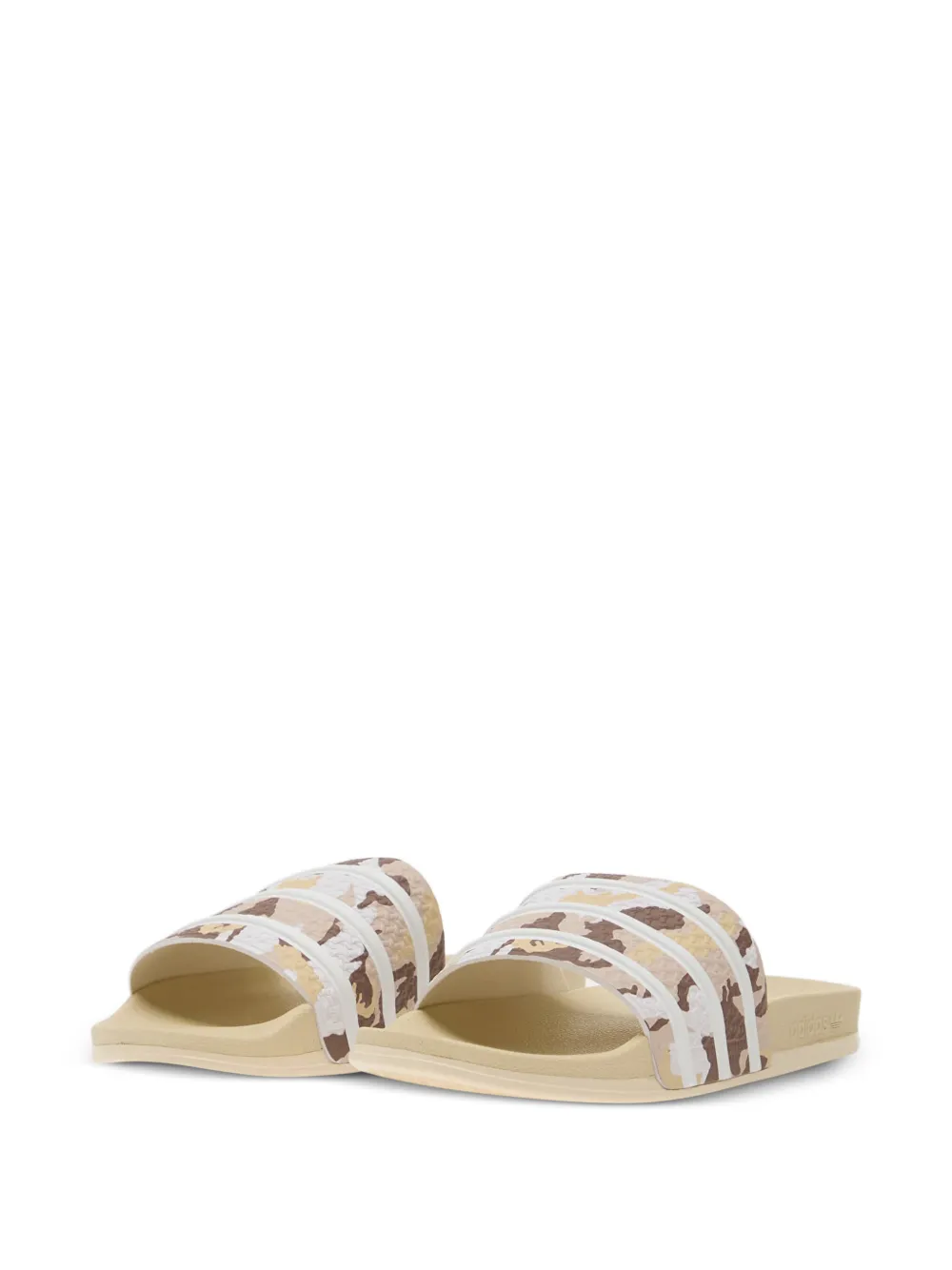 adidas Adilette OG CF camouflage-print slides Beige