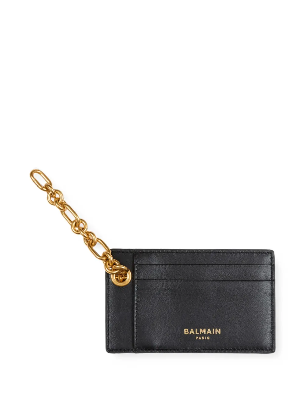 Balmain Portacarte Pulse con monogramma jacquard - Nero
