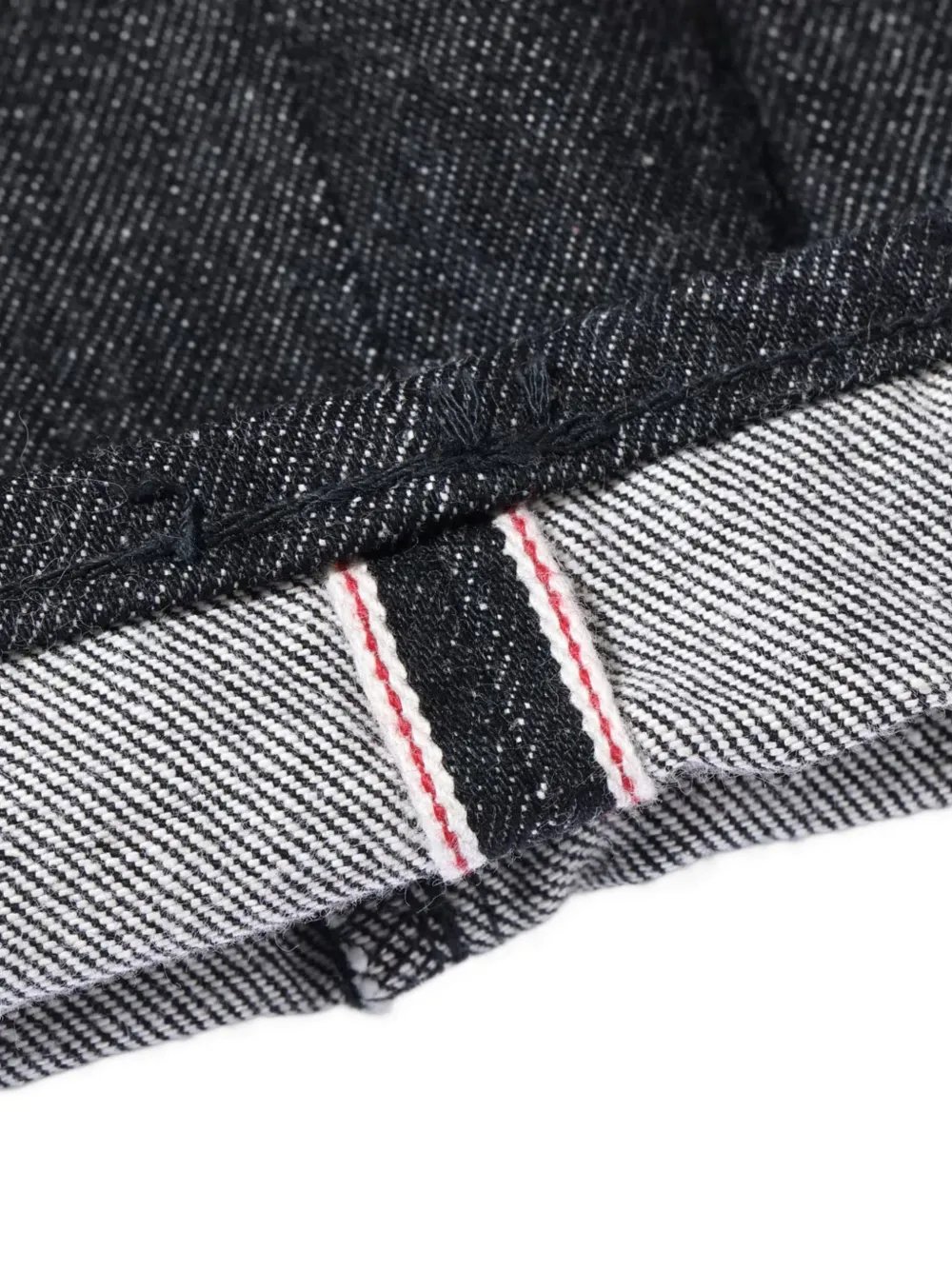 Sugar Cane Jeans Selvedge denim straight jeans Zwart