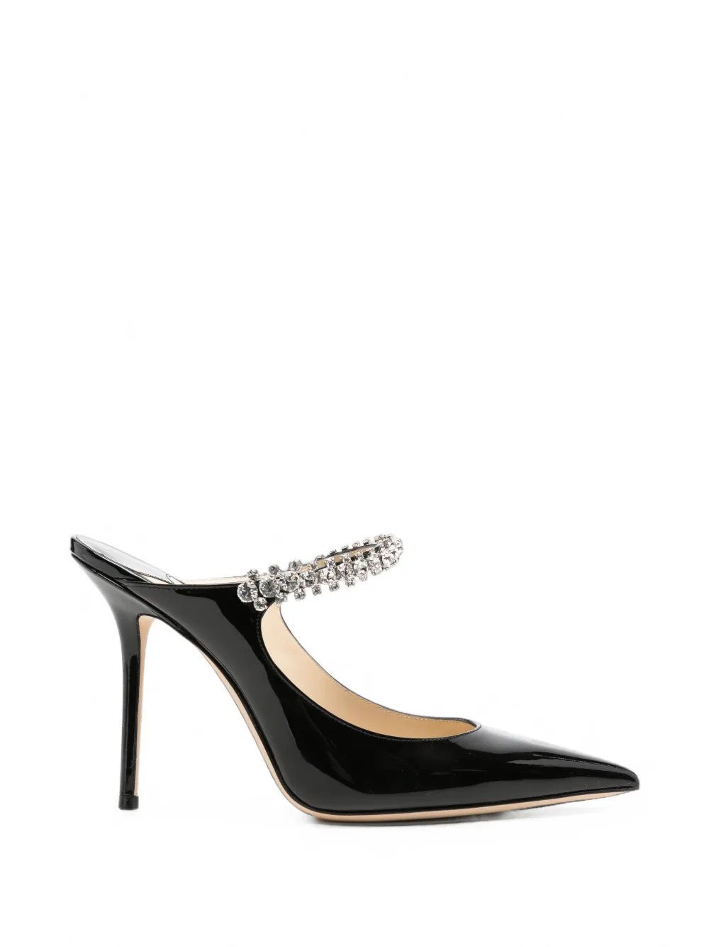 Jimmy Choo Bing crystal-embellished mules Zwart