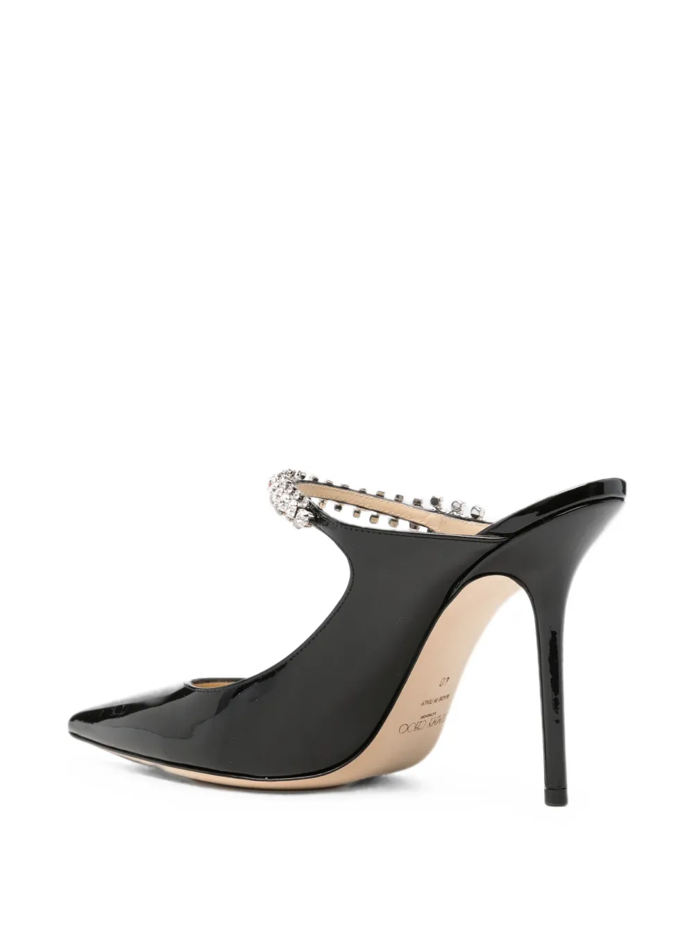 Jimmy Choo Bing crystal-embellished mules Zwart
