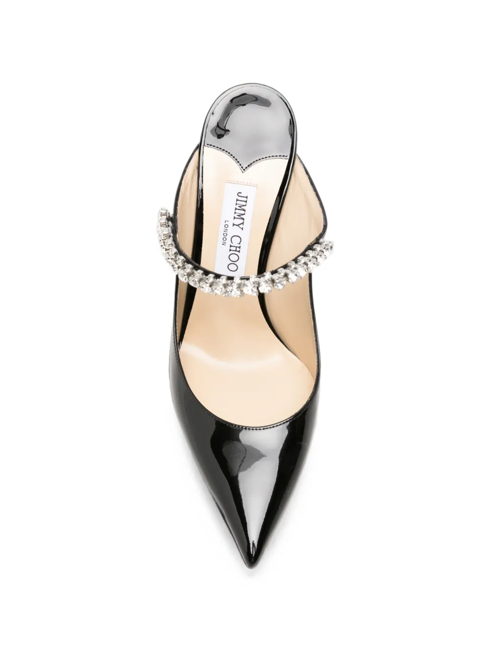 Jimmy Choo Bing crystal-embellished mules Zwart