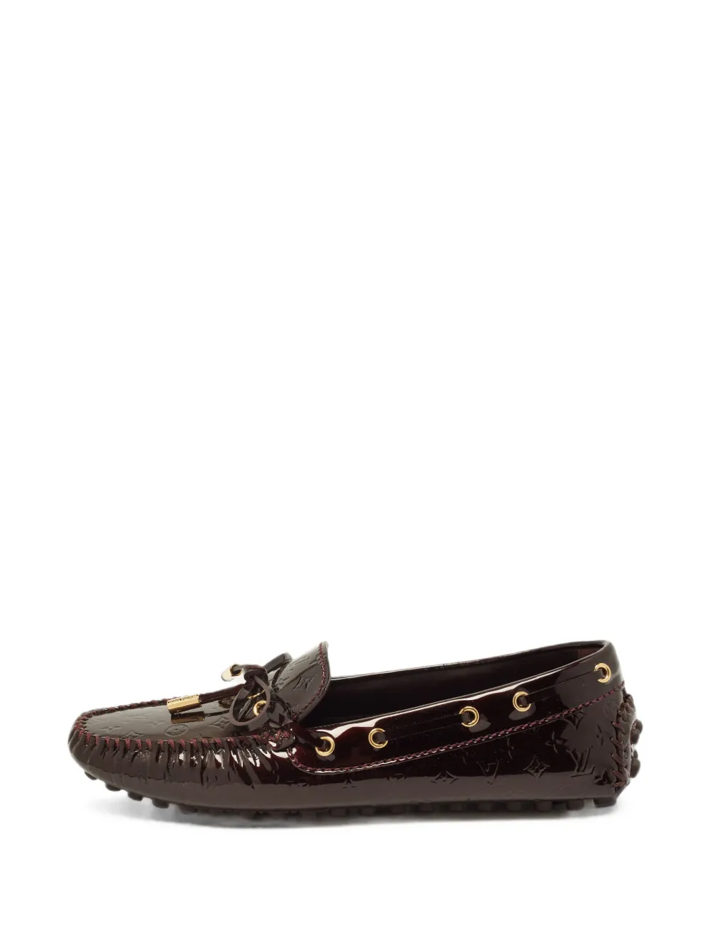 Louis Vuitton Pre-Owned Gloria Monogram Vernis Loafer - Rot