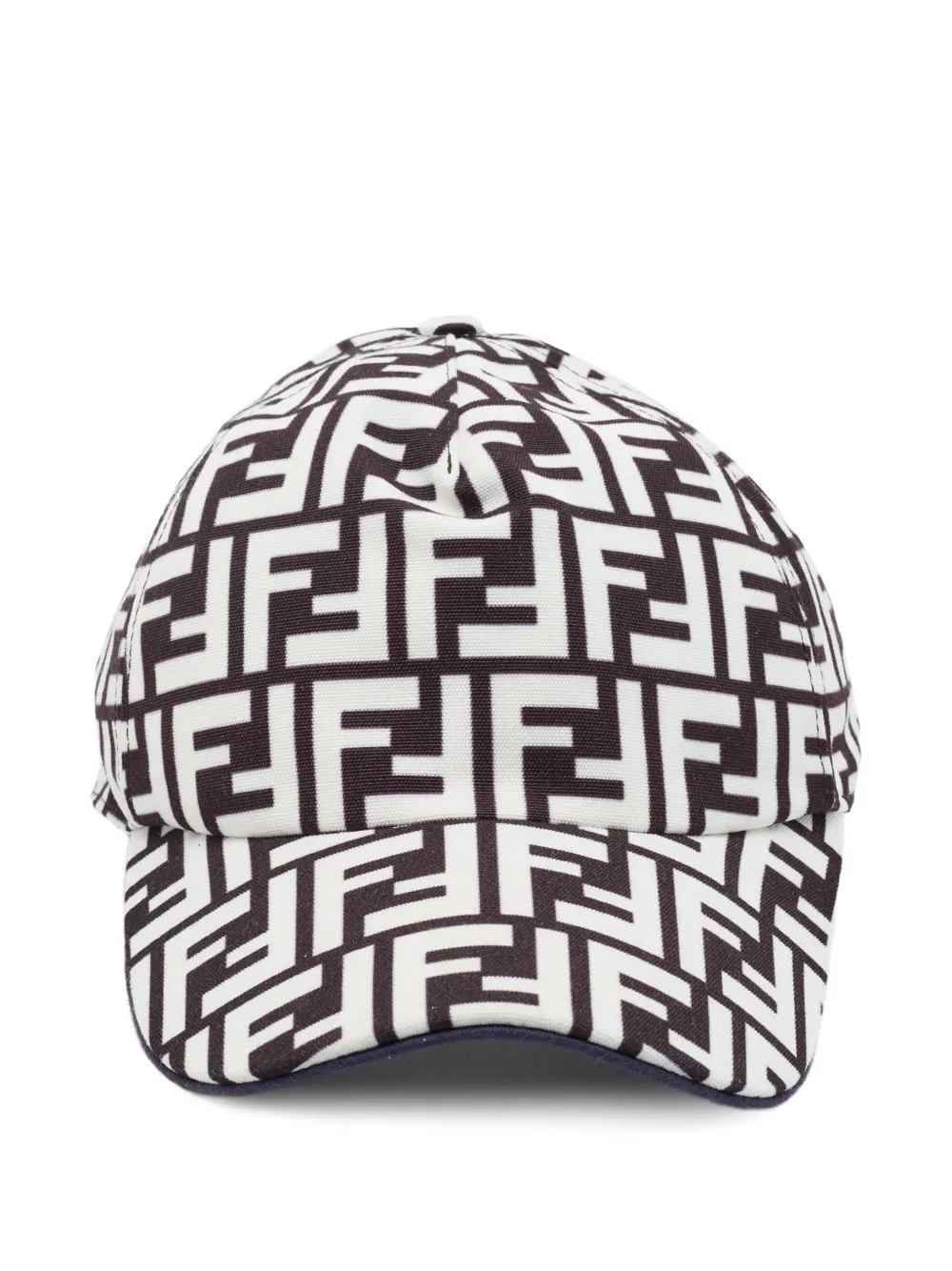 Fendi Pre-Owned Zucca pattern baseball cap - Bianco