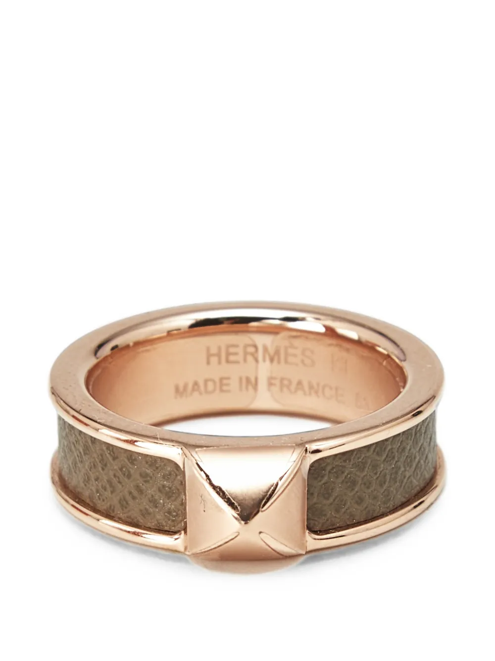 Hermès Pre-Owned Athena Simple stud ring - Rosa