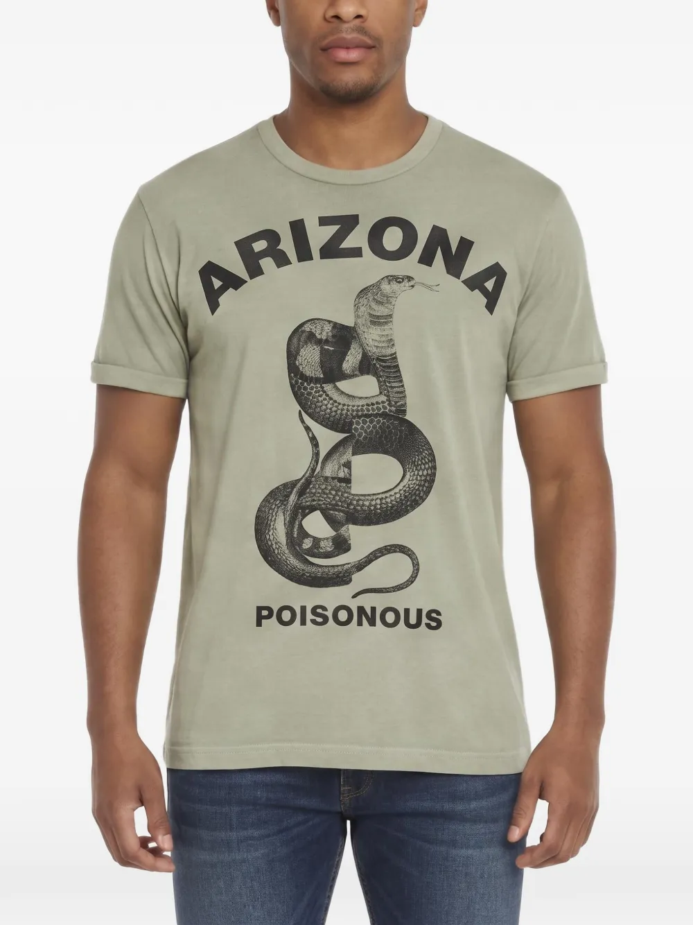 DSQUARED2 snake-print T-shirt - Verde