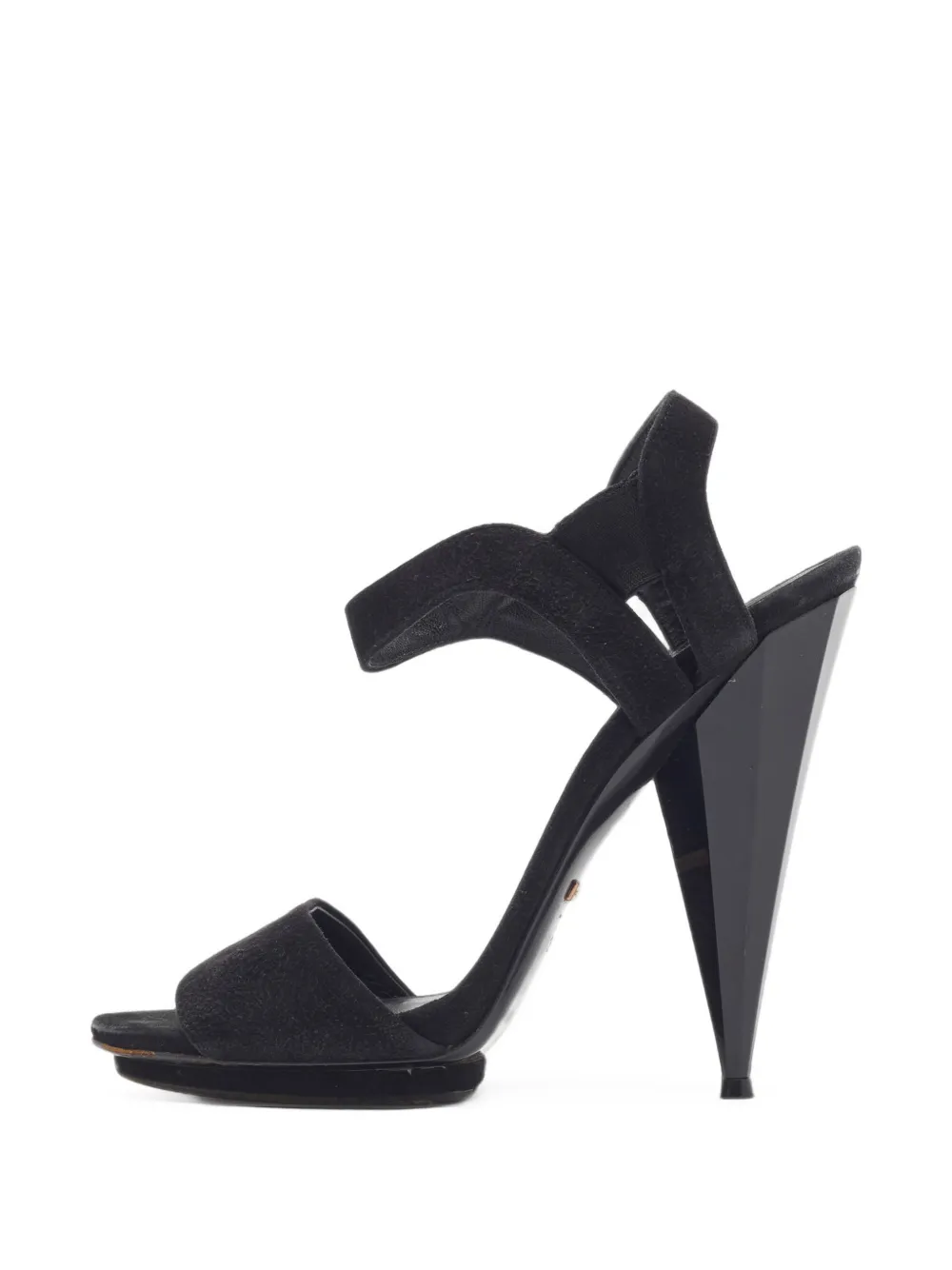 Gucci Pre-Owned Sandalen mit Knöchelriemen - Schwarz