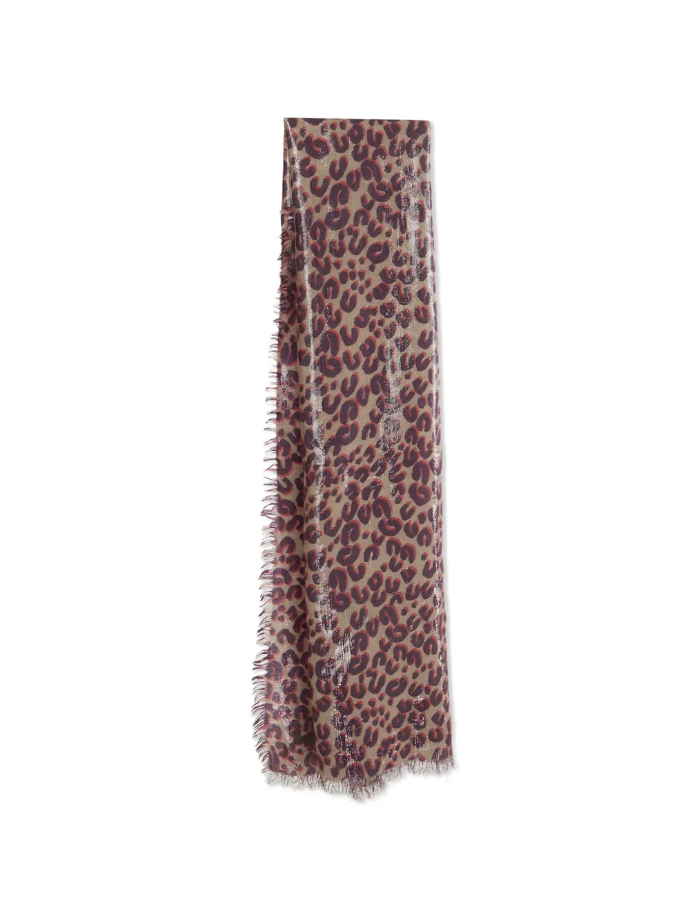 Louis Vuitton Pre-Owned x Stephen Sprouse leopard-print Stephen Sprouse scarf - Toni neutri